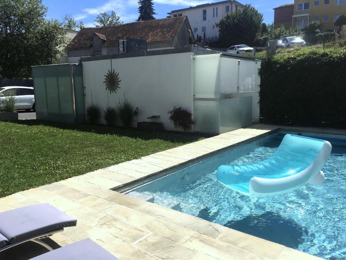 Gaestehaus Sommertal Mit Pool Im Garten, Eigener Parkplatz, 800M Zum Bodensee, 300M Zur Altstadt Meersburg Εξωτερικό φωτογραφία